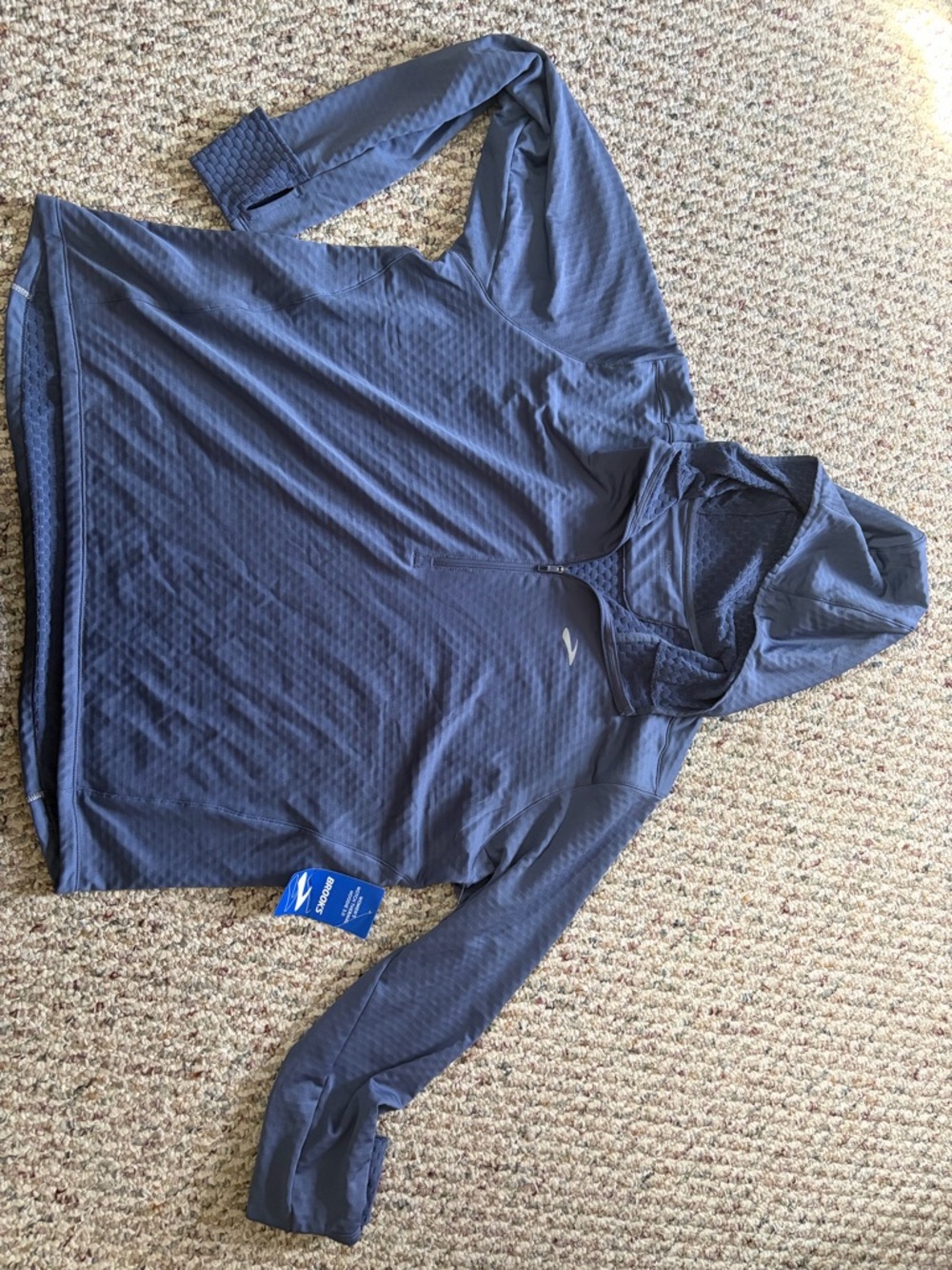 Brooks Nightshadow Hooded Thermal Pullover